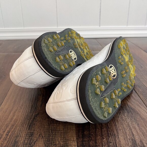 G/FORE Gallivanter Debossed Skull & Tees Leather Golf Shoe Size 13 G4MS20EF22 - Picture 12 of 16